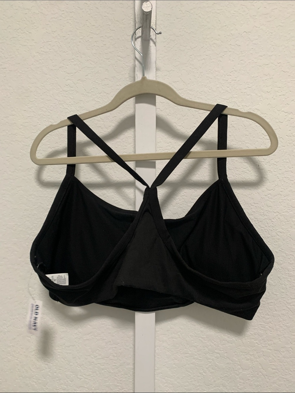 NWT Old Navy CloudComfy Go Dry Black Padded Sports Bra - Picture 4 of 8